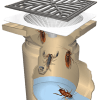 Filtro plastico bacha - anti insectos