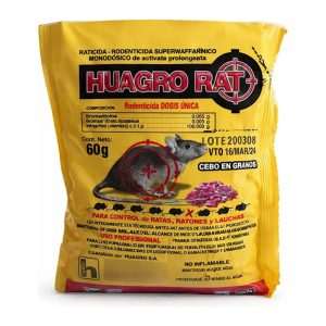 Huagro-Rat - rodenticida x 60 gr.