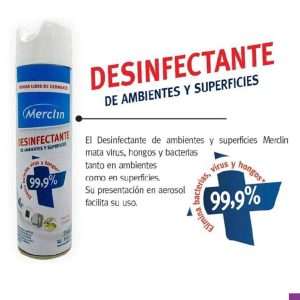 Desinfectante aerosol ambientes y superficies 400cc